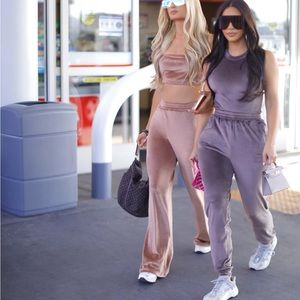 skims velour tracksuit